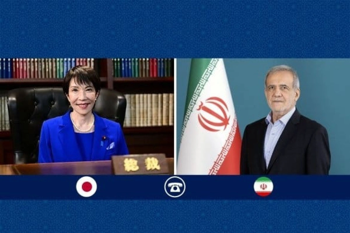 Pezeşkian Yaponiyanın Baş naziri ilə bölgədəki vəziyyəti müzakirə edib