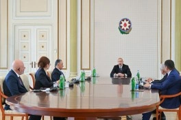 Prezident İlham Əliyev TDT-yə üzv ölkələrin təhlükəsizlik üzrə rəhbər şəxslərini qəbul edib - YENİLƏNİB