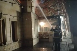Xırdalanda yaşayış kompleksinin ərazisində yanğın baş verib - FOTO - VİDEO