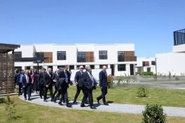 Azərbaycan-Rusiya Hökumətlərarası Komissiyasının üzvləri Zəngilanda aparılan bərpa-quruculuq işləri ilə tanış olublar - FOTO