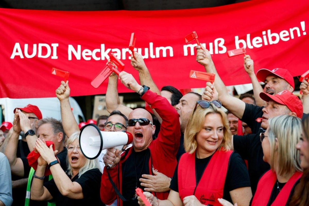 Almaniyada "Audi" şirkətinin minlərlə işçisi etiraz aksiyası keçirib