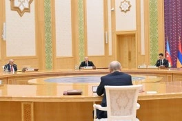 Prezident İlham Əliyev MDB Dövlət Başçıları Şurasının məhdud tərkibdə iclasında iştirak edib - YENİLƏNİB-2 - FOTO