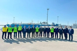 Azərbaycan nümayəndə heyəti Qazaxıstanın aparıcı liman və terminallarının fəaliyyəti ilə tanış olub