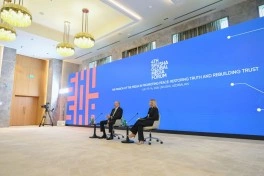 Prezident İlham Əliyev IV Şuşa Qlobal Media Forumunun açılışında iştirak edib - VİDEO - FOTO