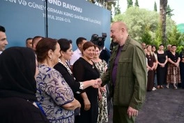 Prezident İlham Əliyev Xocavənd rayonunun Quzeyxırman kəndində olub - FOTO