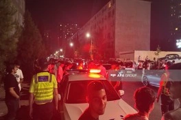 Bakıda zəncirvarı qəza olub - FOTO