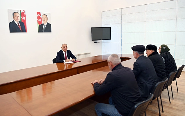 Vüqar Əhmədov Şabranda vətəndaşları qəbul etdi