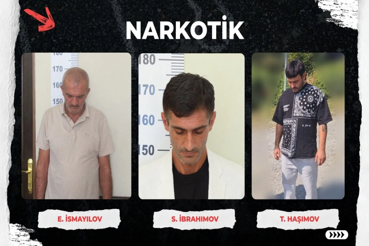Oğuzda narkotik dövriyyəsi ilə bağlı 3 nəfər saxlanılıb