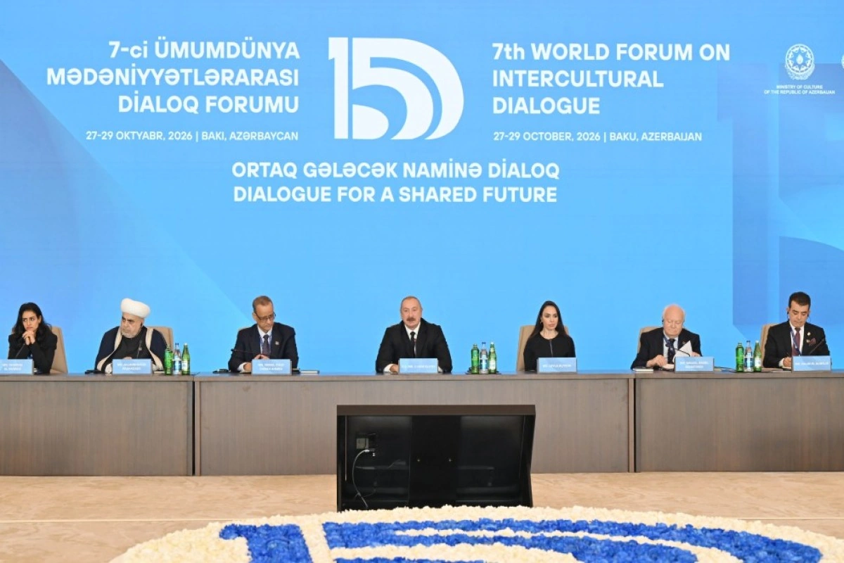Prezident İlham Əliyev VII Ümumdünya Mədəniyyətlərarası Dialoq Forumunun açılışında çıxış edib - VİDEO - YENİLƏNİB
