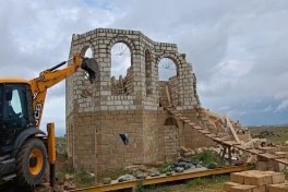 FHN Gəncədə qanunsuz tikililəri söküb - FOTO - VİDEO