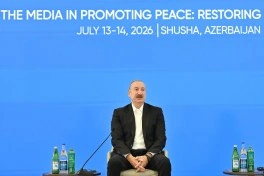 Prezident İlham Əliyev IV Şuşa Qlobal Media Forumunun açılışında iştirak edib - FOTO - VİDEO - YENİLƏNİB-1