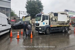 ADSEA: Həssas ərazilərdə yağış sularının toplanmasının qarşısı alınır - FOTO