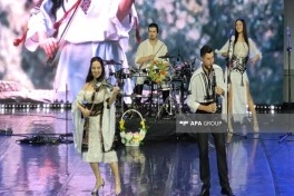 XV Qəbələ Beynəlxalq Musiqi Festivalı çərçivəsində Moldova musiqisi və rəqsləri təqdim olunub - FOTO