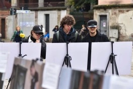 Avropanın bir sıra şəhərlərində Ermənistanın mina təhlükəsinə qarşı etiraz aksiyaları keçirilir - FOTO