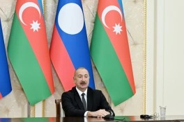 Azərbaycan və Laos prezidentləri mətbuata bəyanatlarla çıxış ediblər - YENİLƏNİB-1