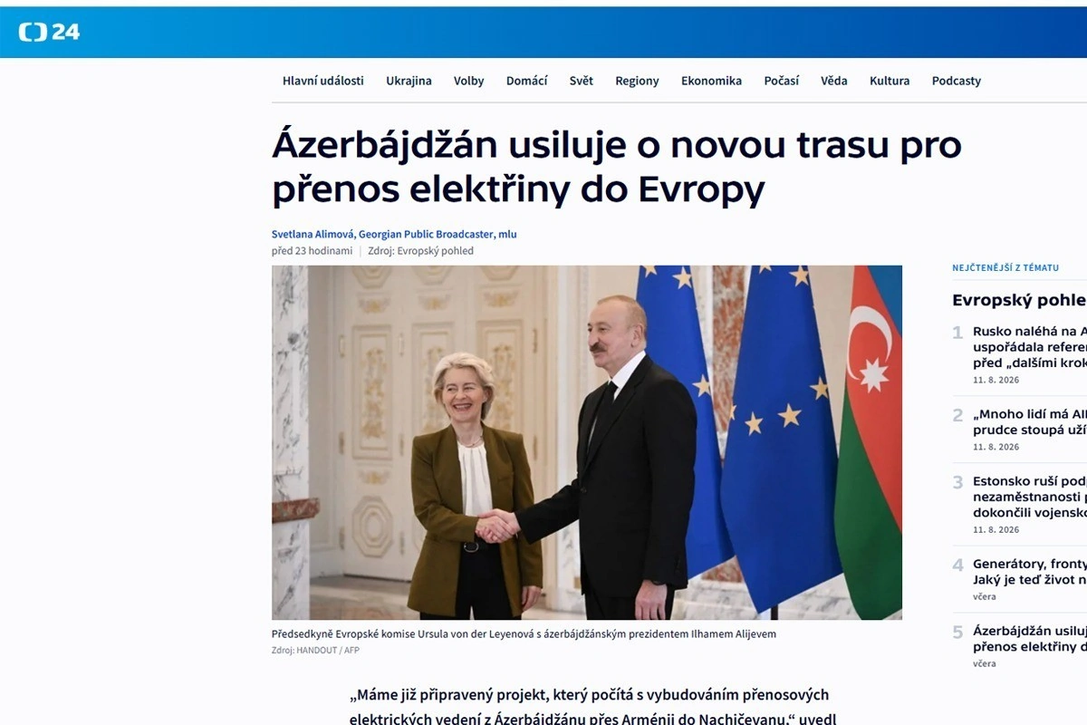 Prezident İlham Əliyevin Naxçıvanda səsləndirdiyi fikirlər dünya mediasında geniş yer alıb