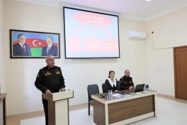 FHN Naxçıvan Tibb Kollecində fövqəladə hallarda davranış qaydaları barədə tədbir keçirib
