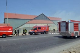 Binəqədi-Novxanı-Mehdiabad yolunda obyektdə yanğın məhdudlaşdırılıb - YENİLƏNİB-1 - FOTO - VİDEO