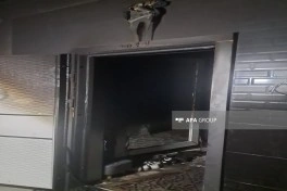 Bakıda yaşayış binasında yanğın olub, bina sakinləri təxliyə edilib - FOTO