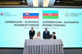 Bakıda Azərbaycan-Slovakiya biznes forumu keçirilib - FOTO - YENİLƏNİB