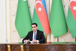 Azərbaycan və Türkmənistan prezidentləri mətbuata bəyanatlarla çıxış ediblər - YENİLƏNİB