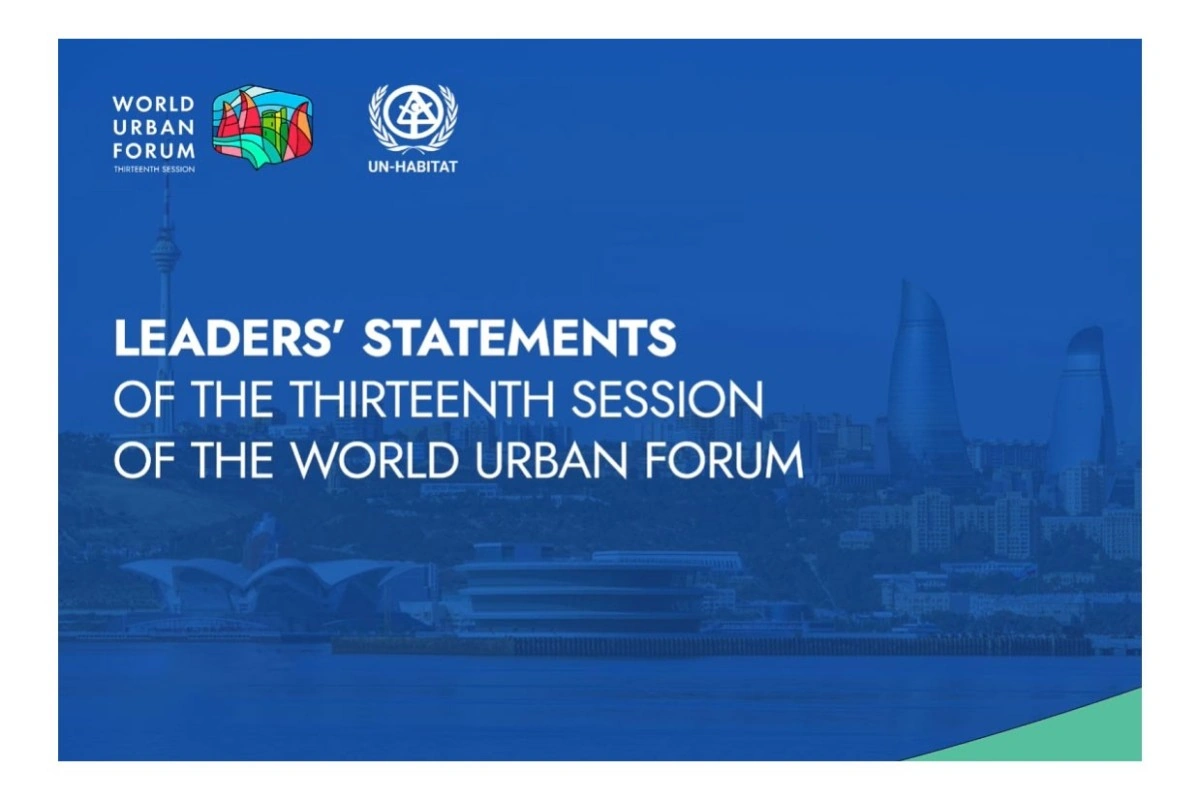 WUF13 çərçivəsində keçirilən Liderlər sessiyası başa çatıb