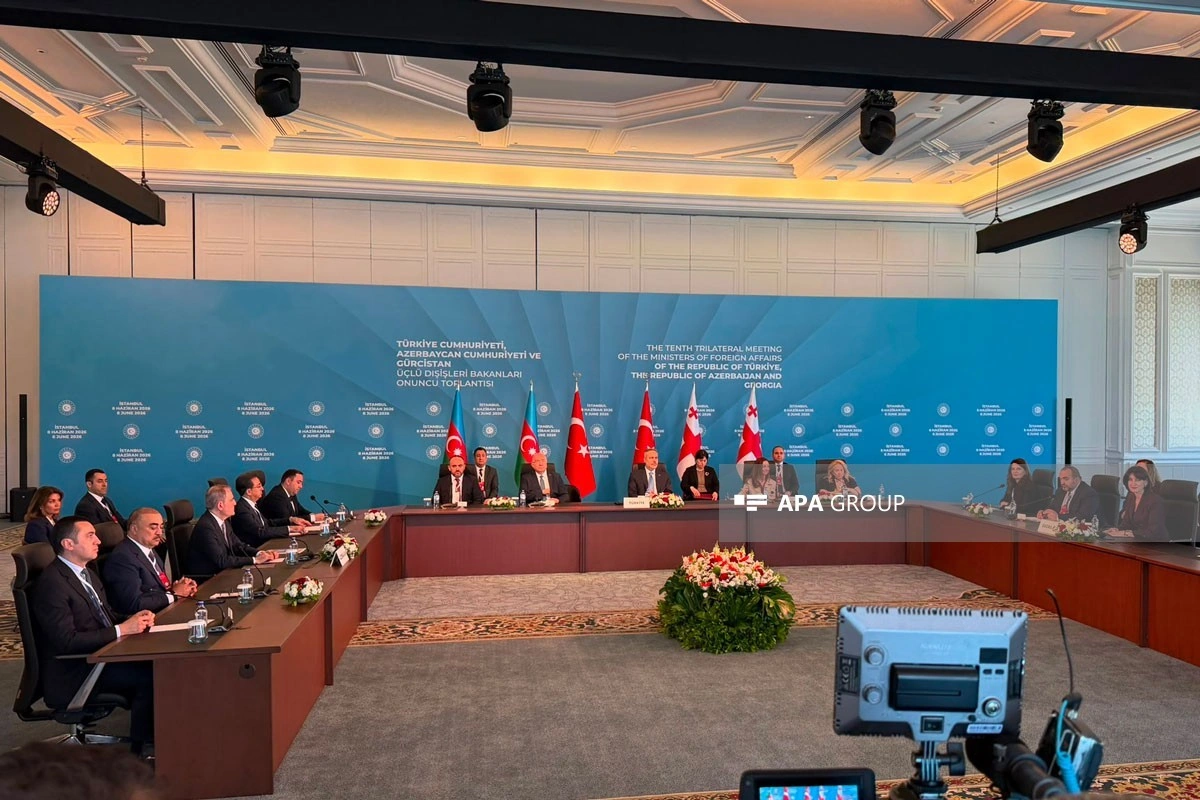 Azərbaycan–Gürcüstan–Türkiyə XİN rəhbərlərinin üçtərəfli görüşü keçirilib - FOTO - YENİLƏNİB