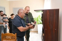 Prezident İlham Əliyev Şuşanın Kiçik Qaladərəsi kəndində görülən işlərlə tanış olub və kəndə qayıdan sakinlərlə görüşüb - FOTO