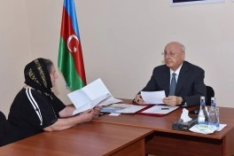 Zakir Fərəcov növbəti səyyar qəbul keçirib - FOTO