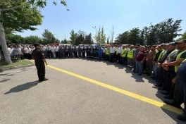 FHN-in Aran Regional Mərkəzi mülki müdafiə məşqi keçirib - FOTO
