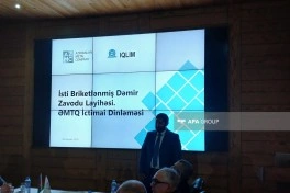 Şəmkirdə İsti Briketlənmiş Dəmir zavodu layihəsi üzrə ictimai dinləmələr keçirilib