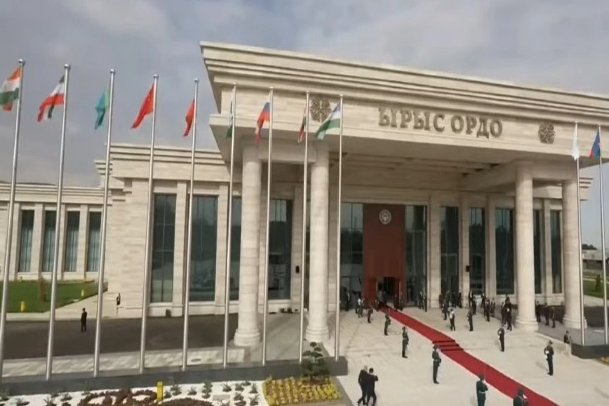 Bişkekdə ŞƏT sammitinin iştirakçılarının qarşılanma mərasimi keçirilir - VİDEO