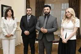 Maqsud İbrahimbəyov Yaradıcılıq Mərkəzində ustad dərsi keçirilib - FOTO