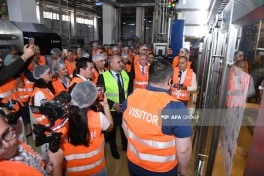Xarici diplomatlar “İstisu” mineral su zavoduna baş çəkiblər - FOTO - VİDEO