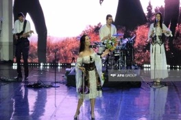 XV Qəbələ Beynəlxalq Musiqi Festivalı çərçivəsində Moldova musiqisi və rəqsləri təqdim olunub - FOTO
