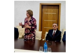 MŞ-da Əməkdar jurnalist Əminə Yusifqızının yubileyinə həsr olunmuş toplantı keçirilib - FOTO