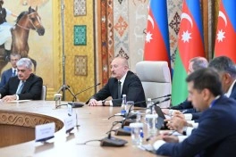 Çolpon-Ata şəhərində prezidentlərin iştirakı ilə Azərbaycan və Qırğızıstan Dövlətlərarası Şurasının 3-cü iclası keçirilib - YENİLƏNİB-1 - FOTO