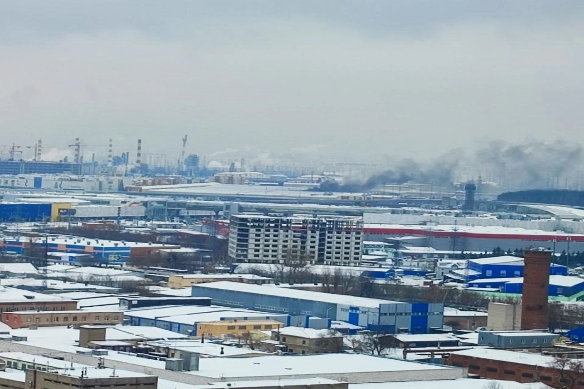 Moskvada azərbaycanlı milyarderlərin bazarındakı yanğının sahəsi 600 kv.m-ə çatıb - VİDEO - YENİLƏNİB-1