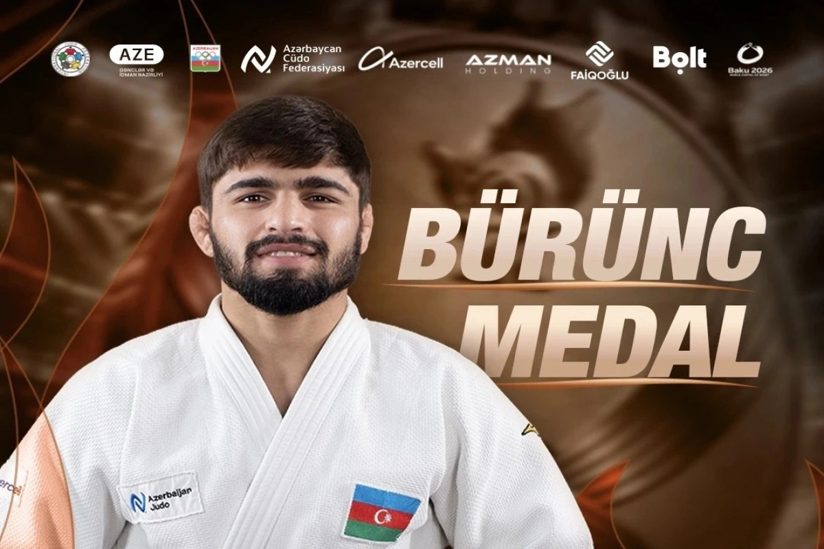 Azərbaycan cüdoçusu Rəşid Məmmədəliyev dünya çempionatında bürünc medal qazanıb