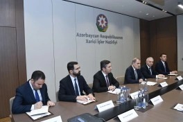 Ceyhun Bayramovla İordaniya Baş nazirinin müavini arasında geniştərkibli görüş keçirilib - FOTO - YENİLƏNİB