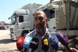 DGK: Azərbaycan və Gürcüstan sərhəddə yük maşınlarının sıxlığının aradan qaldırılması üçün tədbirlər görəcək - FOTO