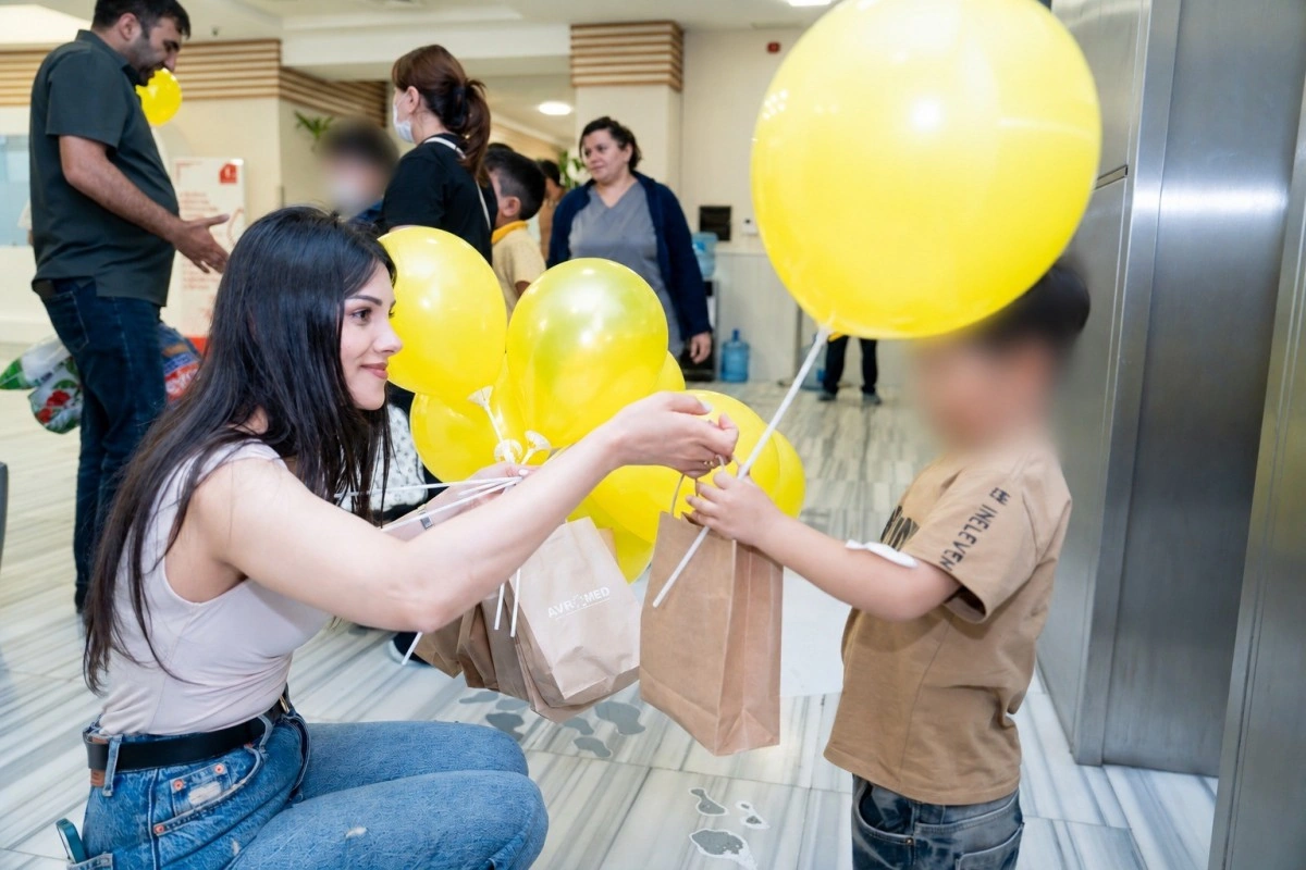 “Avromed” Milli Hematologiya Mərkəzi və Talassemiya Bölməsində uşaqları ziyarət edib - FOTO