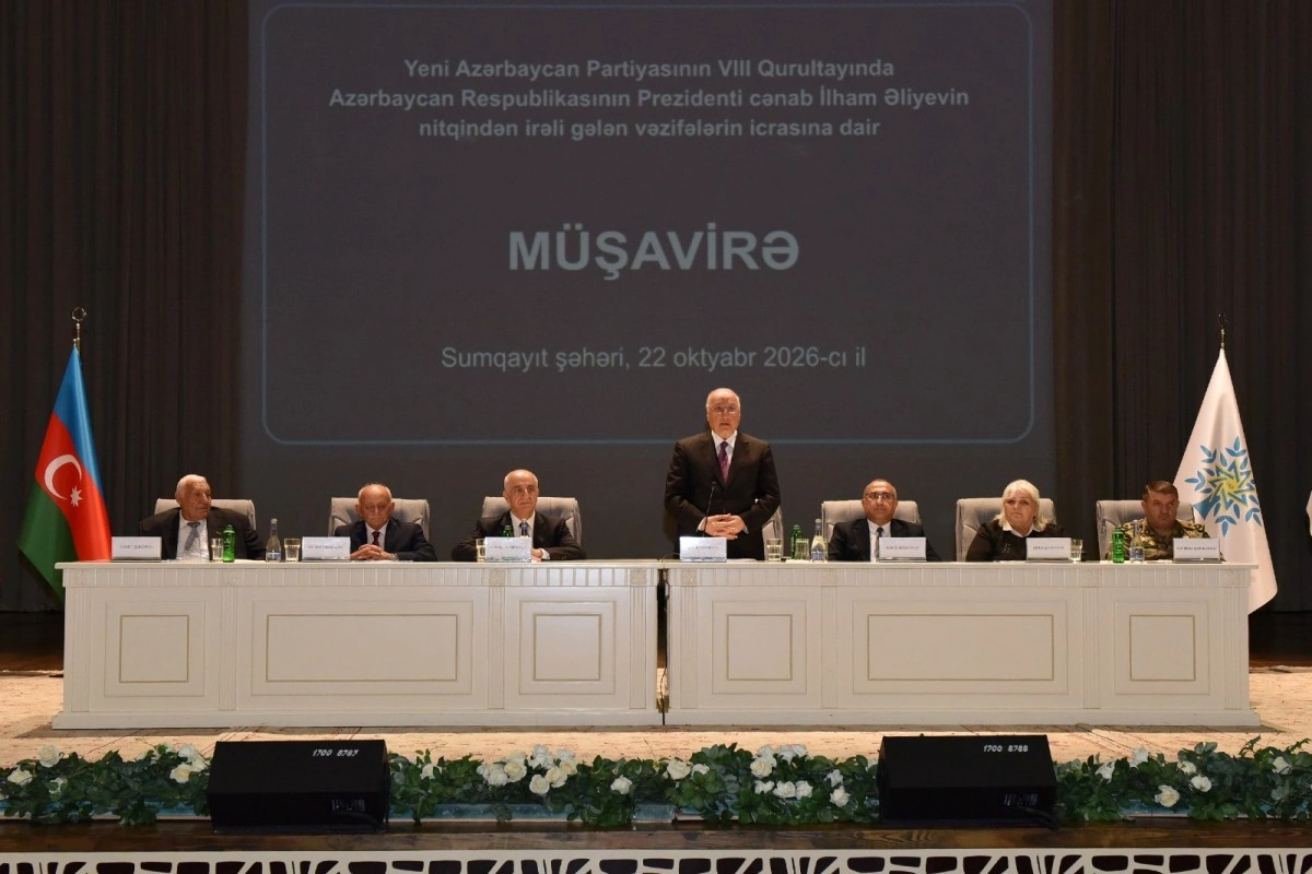 Sumqayıtda YAP-ın VIII Qurultayı ilə bağlı müşavirə keçirilib