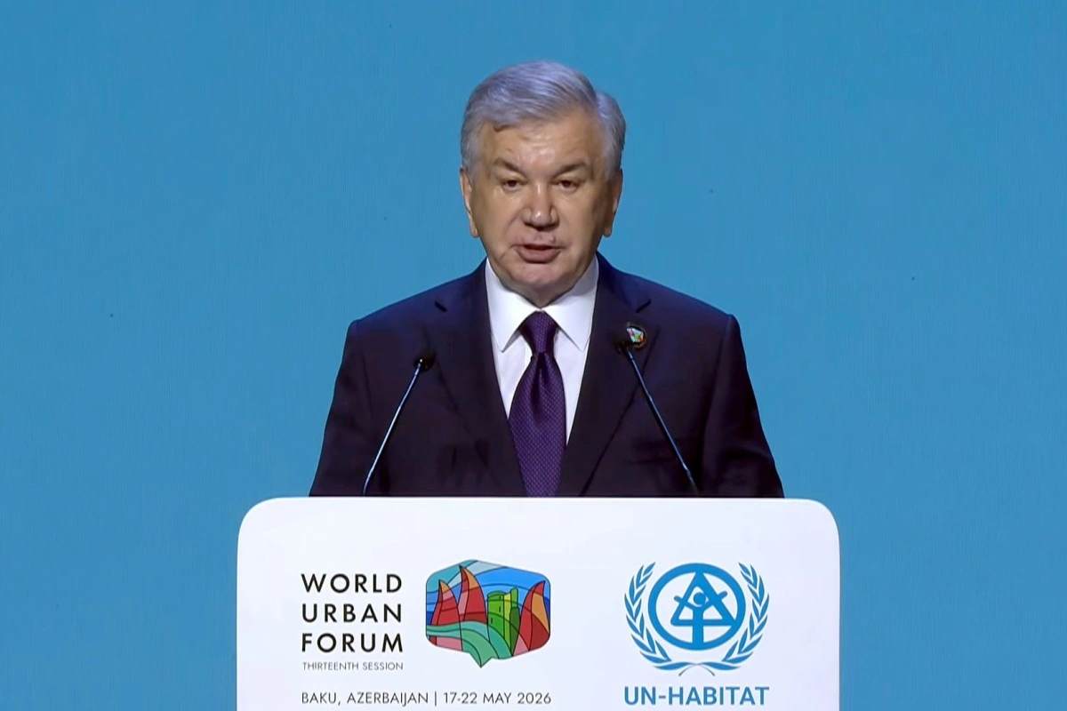Mirziyoyev WUF15-in 2030-cu ildə Özbəkistanda keçirilməsini təklif edib