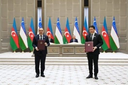 Daşkənddə Azərbaycan və Özbəkistan sənədlərinin imzalanması və mübadiləsi mərasimi olub - FOTO - YENİLƏNİB