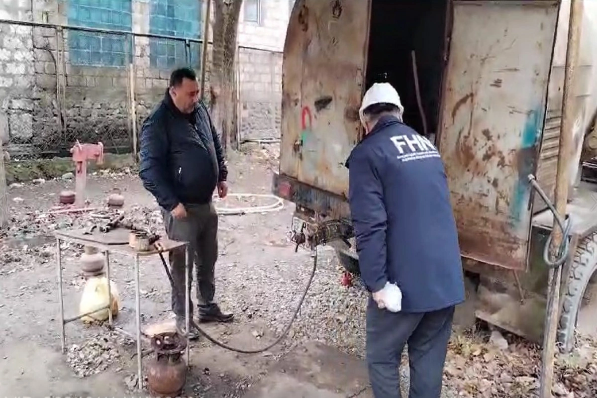 Qazaxda pozuntulara görə maye qazdoldurma məntəqəsinin fəaliyyəti dayandırılıb - VİDEO