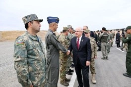 Xocavənddə Azərbaycan-Türkiyə-Özbəkistan birgə hərbi təliminin "Yüksək Səviyyəli Müşahidəçi Günü" keçirilir - VİDEO