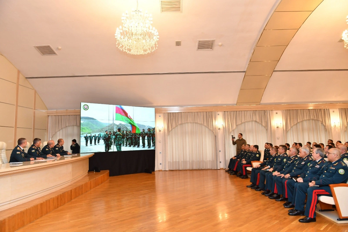 Dövlət Sərhəd Xidmətində hesabat müşavirəsi keçirilib