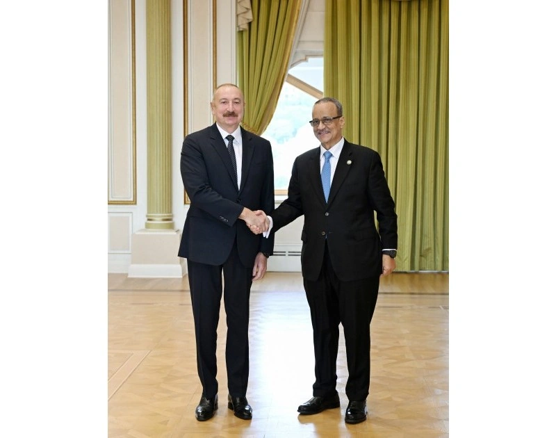 Prezident İlham Əliyev İslam Əməkdaşlıq Təşkilatının baş katibini qəbul edib - YENİLƏNİB