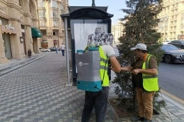 Bakıda iməclik keçirilib, şəhər yuyulub - FOTO